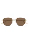 Montblanc Sonnenbrille Mit Eckigem Gestell