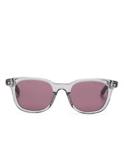 Montblanc Square-frame Sunglasses In 灰色