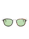 Montblanc Square-frame Sunglasses In 银色