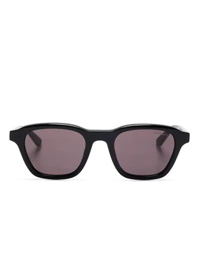 Montblanc Square-frame Sunglasses In Black
