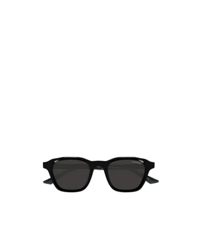 Montblanc Square-frame Sunglasses In Black