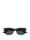 Montblanc Square-frame Sunglasses In Black