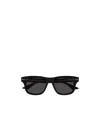 Montblanc Square-frame Sunglasses In Black
