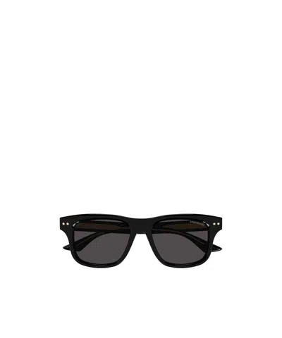 Montblanc Square-frame Sunglasses In Black