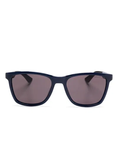 Montblanc Square-frame Sunglasses In Black