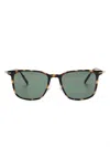 Montblanc Square-frame Sunglasses In Braun