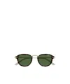 Montblanc Square-frame Sunglasses In Green