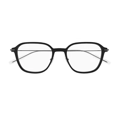 Montblanc Square Full Rim Eyeglasses In Black