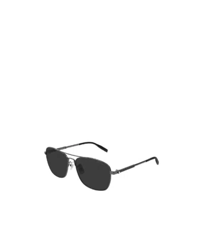 Montblanc Square Sunglasses In Black