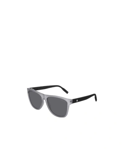 Montblanc Square Sunglasses In Gray