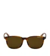 Montblanc Eckige Sonnenbrille Mit Brauner Kunststofffassung In Multi