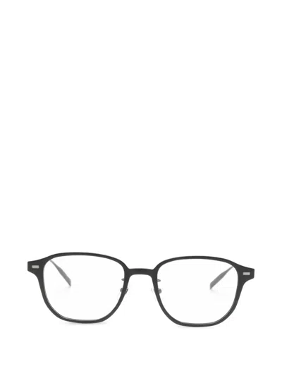 Montblanc Square-frame Glasses In Black