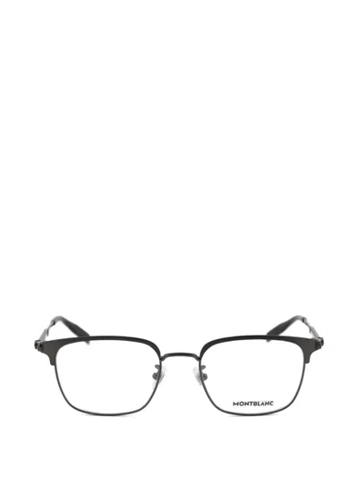 Montblanc Square-frame Glasses In Black
