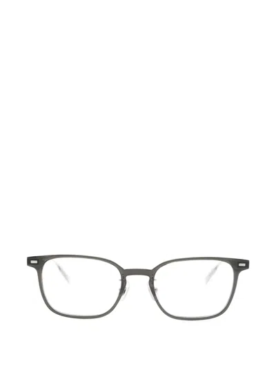 Montblanc Square-frame Glasses In Gray