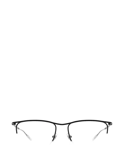Montblanc Square-frame Half-rim Glasses In Multi