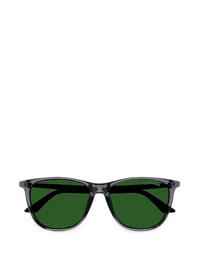 Montblanc Square-frame Sunglasses In Gray