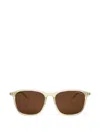 Montblanc Square-frame Sunglasses In Brown