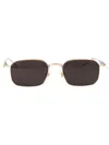 Montblanc Squared Sunglasses Mb0441 S 001 In Gray