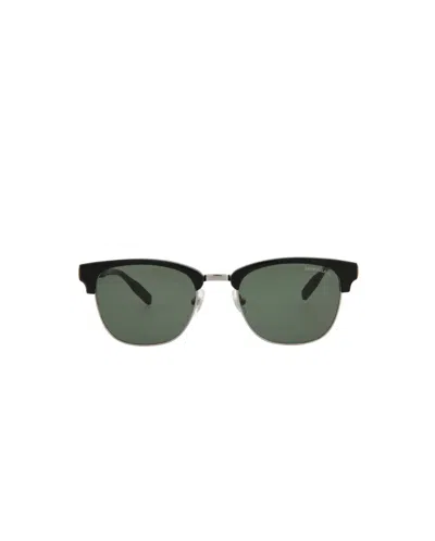 Montblanc Square/rectangle-frame Acetate Sunglasses In Black