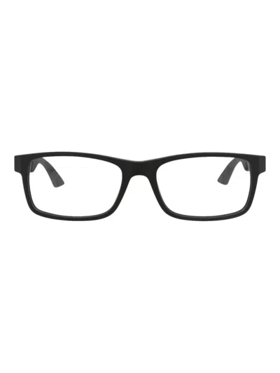 MONTBLANC MONTBLANC SQUARE/RECTANGLE RECYCLED ACETATE MEN'S EYEGLASSES