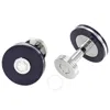 Montblanc Pix Stainless Steel And Resin Cufflinks In Blue