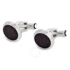Montblanc Stainless Steel Cuff Links 112906 In Black