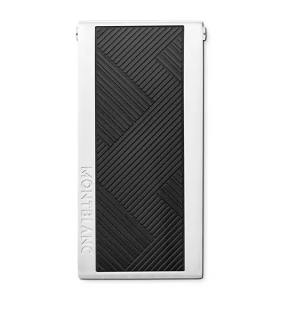 Montblanc Stainless Steel Money Clip In Black