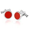 MONTBLANC MONTBLANC STAINLESS STEEL ROUND CUFFLINKS