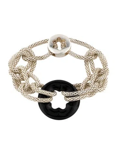 Pre-owned Montblanc Star Collection Decor Multiple Bracelet, 7", 7" In Multicolor
