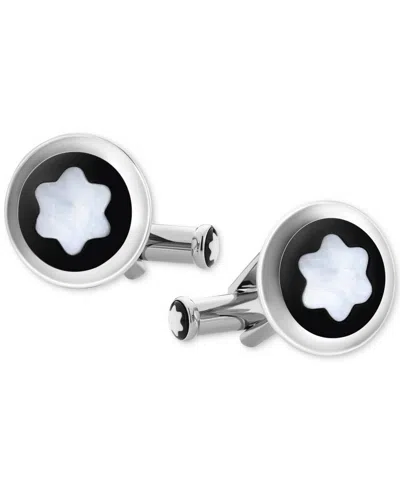 Montblanc Star Cuff Links In Black