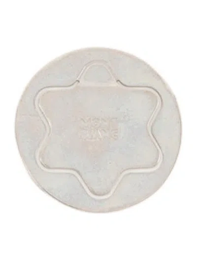 Pre-owned Montblanc Star Emblem Page Marker In Metallic