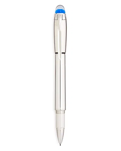 Montblanc Starwalker Platinum-plated Fine Liner Pen In Silver