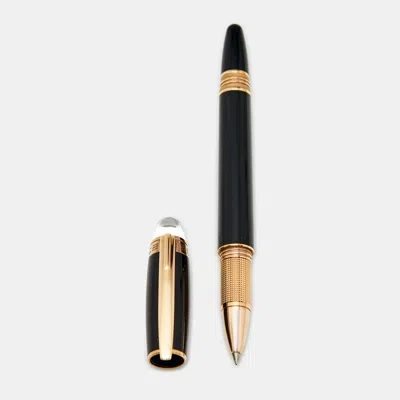 Pre-owned Montblanc Starwalker Resin Rose Gold Plated Rollerball Pen