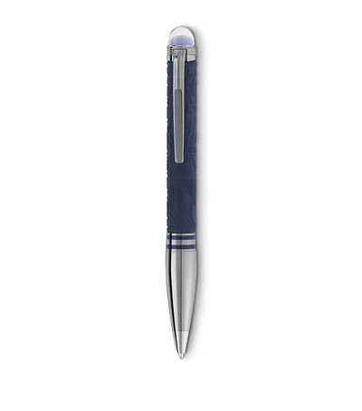 Montblanc Starwalker Spaceblue Doué Ballpoint Pen In Blue