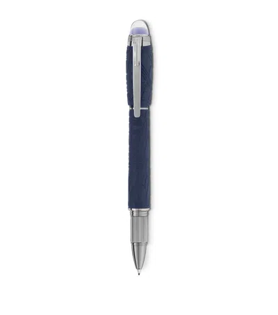 Montblanc Starwalker Spaceblue Fineliner Pen In Blue