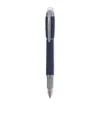 Montblanc Starwalker Spaceblue Resin Medium Fountain Pen In Blue