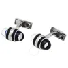 Montblanc Starwalker Steel Silver/blue Cufflink In Blue/silver Tone