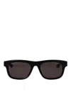 Montblanc Black-black-grey Recycled Acetate Sunglasses In Black