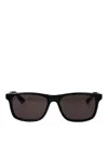 Montblanc Black-black-grey Recycled Acetate Sunglasses In Black