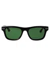 Montblanc Mb0254s Sunglasses In Black-black-green