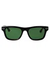 Montblanc Mb0254s Sunglasses In Black-black-green