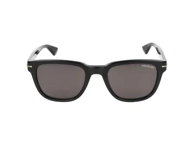 Montblanc Sunglasses In Black Black Grey