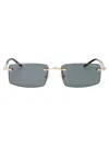 Montblanc Rectangle-frame Sunglasses In Blue