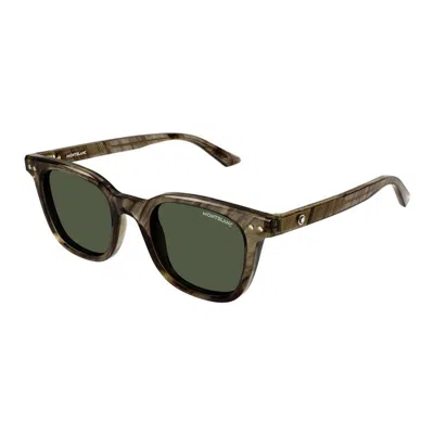 Montblanc Sunglasses In Brown