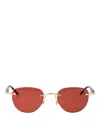 Montblanc Mb0412s Sunglasses In Gold