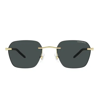 Montblanc Sunglasses Mb0270 S 001 Black/grey Men In Red