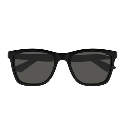 Montblanc Sunglasses Mb0399 S 002 Black/gray Men