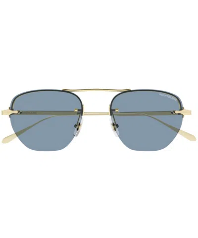Montblanc Sunglasses Mb0404s In Blue