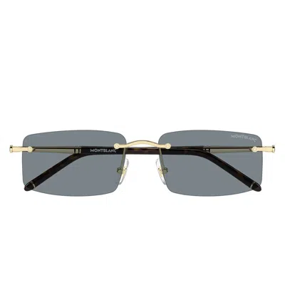 Montblanc Sunglasses Mb0443 S 004 Gold/gray Men
