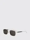 Montblanc Silver-silver-grey Metal Sunglasses In Metallic